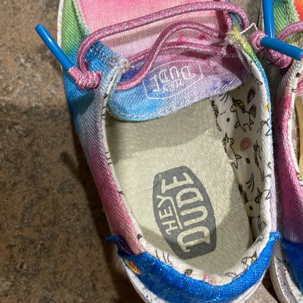 Hey Dude Kids' Colorful Canvas Sneakers - Picture 7 of 7